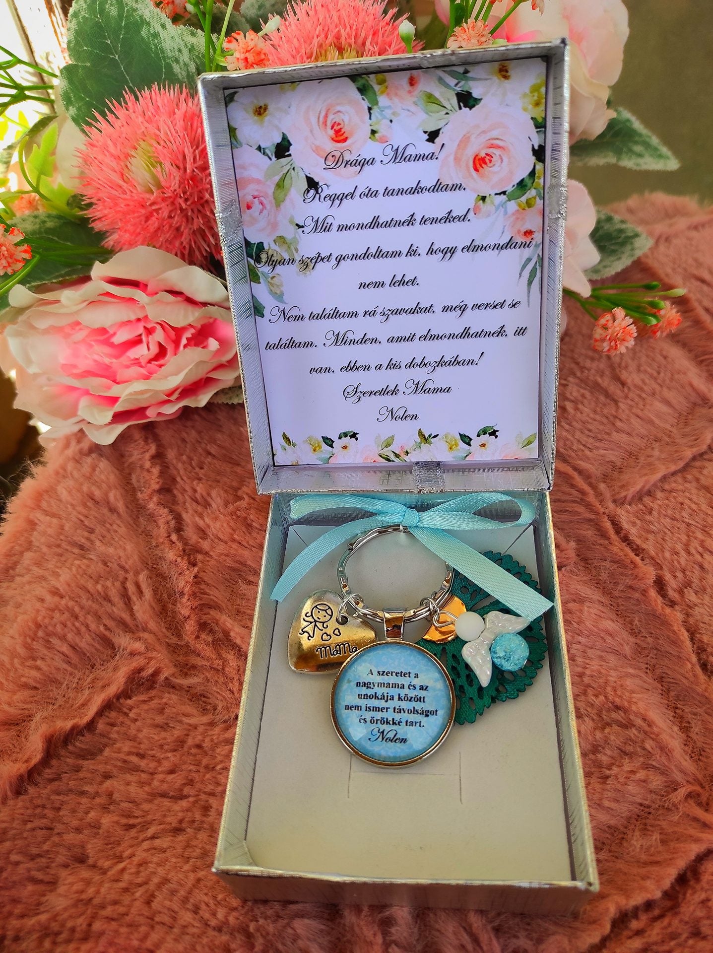 A legjobb mama kék dobozos egyedi